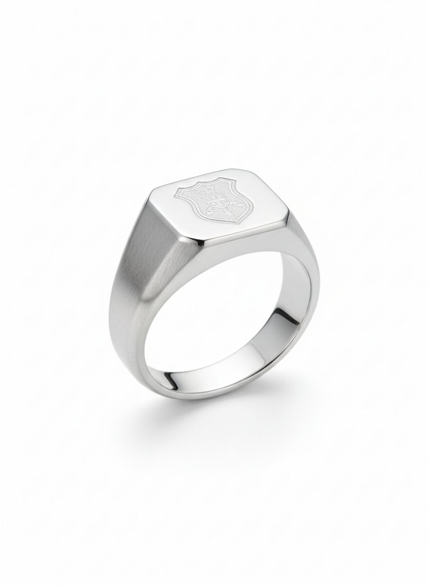 Silver Heritage Signet Ring