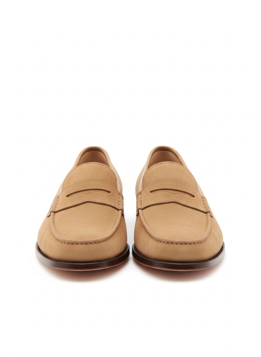 Suede Penny Loafers